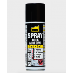 Spray Cola UHU 200 ml 3 en 1